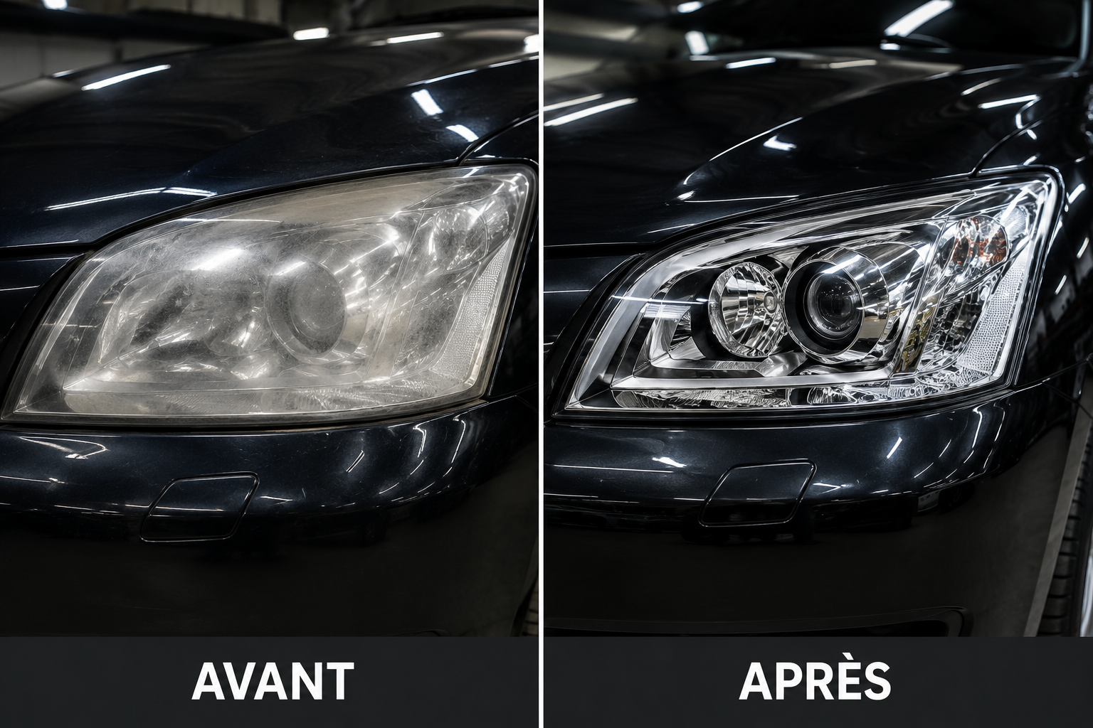 Avant et après rénovation d’un phare